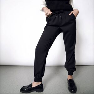 NEW Wildfang The Empower Drawstring Pant Black XS Jogger Lounge Comfort